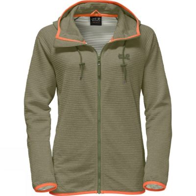 Chaquetas Jack Wolfskin Tongari Hooded Mujer - Verde - Chile CDB741360